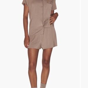 SKIMS Tan Pajama Set